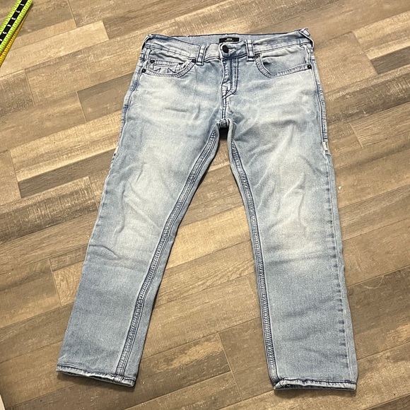 True Religion Light Blue Women Jeans relaxed skinny - Picture 7 of 14